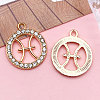 Zinc Alloy Crystal Rhinestone Pendants WGC2D94-12-1