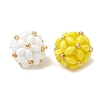 Glass Seed Beaded Pendants PALLOY-MZ01352-2