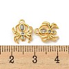Brass Micro Pave Cubic Zirconia Charms KK-Q809-01G-3