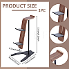 Aluminum Alloy Headset Display Riser Stands with Wood Support ODIS-WH0007-85-3