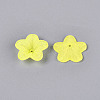 Frosted Acrylic Bead Caps KY-Q004-08F-3