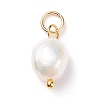 10Pcs Natural Cultured Freshwater Pearl Pendants PALLOY-YW00178-01-2