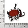 Natural Red Jasper Pendants G-G112-01P-07-3