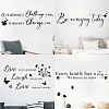 PVC Quotes Wall Sticker DIY-WH0200-017-6