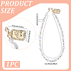 1Pc Glass Pearl & Glass Pendant Decorations HJEW-BM0001-52-2