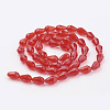 Glass Beads Strands GLAA-R024-15x10mm-14-2