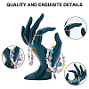 Resin Mannequin Hand Jewelry Display Holder Stands ODIS-WH0030-10-3