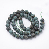 Natural Jasper Beads Strands X-G-S276-01-2