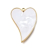 304 Stainless Steel Heart Charms STAS-Q348-11A-G-1