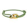 CCB Plastic Oval & Ring Link Bracelets WG5024D-02-1