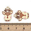 Christmas Alloy Enamel Pendants FIND-I067-02KCG-01-3