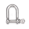 304 Stainless Steel D-Ring Anchor Shackle Clasps STAS-P198-12-1