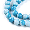 Baking Paint Glass Beads Strands DGLA-N012-8mm-05-3