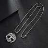 Non-Tarnish 201 Stainless Steel Pendant Necklaces for Man NJEW-Q336-04C-P-4