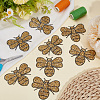 8Pcs Rhinestones Sew on/Iron on Patches DIY-GF0014-05-4