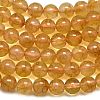 Natural Malaysia Jade Beads Strands G-L645-C01-6mm-15-4