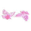 Transparent Plastic Pendants KY-N025-44G-2