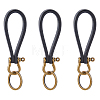 3Pcs Cowhide Keychains KEYC-FH0001-79-1