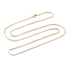 Brass Box Chain Necklace Making KK-A149-16G-2