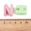 Opaque Plastic European Beads KY-Q010-11-3