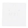 Square Cardboard Earring Display Cards CDIS-P004-15A-01-2