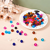 Craftdady 88pcs 8 colors Glass European Beads GLAA-CD0001-10-5