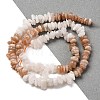 Natural Multi-Moonstone Beads Strands G-L610-A12-02-2