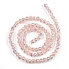 Electroplate Glass Beads Strands EGLA-B013-01A-AB04-2