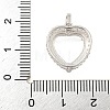 925 Sterling Silver Pendant Cabochon Settings STER-B005-18P-3