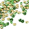 Pointed Back Glass Rhinestone Cabochons RGLA-C003-01A-09-1