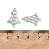 Tarnish Resistant 304 Stainless Steel Hollow Flower Chandelier Component Links STAS-R083-25-3