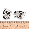 Alloy & Enamel & Crystal Rhinestone Pendants PALLOY-T095-12P-3