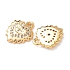 Brass Micro Pave Cubic Zirconia Pendants KK-A284-03G-2