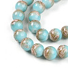 Baking Paint Glass Beads Strands X-DGLA-N008-10mm-05-4