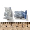 Dyed & Heated Natural Blue Aventurine Carved Figurines DJEW-L023-G05-3