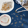 100Bags 2Colors Tibetan Style Hook and Eye Clasps FIND-SP0006-15-4