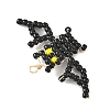 Halloween TOHO Glass Seed Beaded Pendants PALLOY-MZ01386-03-2
