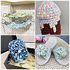 Gradient Color Polyester Fabric Cloth Knitting Yarn OCOR-TAC0023-41A-8