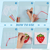 100Pcs 10 Styles DIY Plastic Canvas Shapes DIY-WA0001-30-3