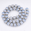 Electroplate Glass Beads Strands EGLA-T019-04A-2