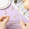 5Pcs 5 Styles Musical Instruments Theme Rack Plating Brass Clear Cubic Zirconia Pendants KK-CJ0005-93-5