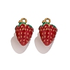 304 Stainless Steel Enamel Charms STAS-P402-02D-01-1