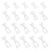 80Pcs 4 Styles Polyester Garment Hook and Eye FIND-DC0005-58-1