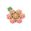 Seed Beads Beaded Charms PALLOY-MZ00417-05-3