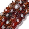 Natural Dragon Veins Agate Beads Strands G-G172-01P-2