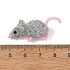 Glass Seed Beads Pendants PALLOY-MZ01453-3