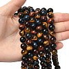 Natural Tiger Eye Beads Strands X-G-F173-14-10mm-3