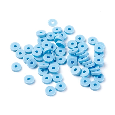 Eco-Friendly Handmade Polymer Clay Beads CLAY-R067-4.0mm-36-1