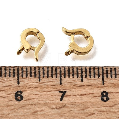 Brass Enhancer Shortener Pendant Bails KK-G600-22G-1