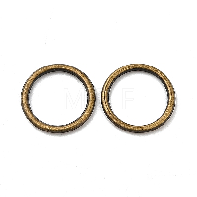 Alloy Soldered Closed Jump Rings LS-KK-WH0052-05D-AB-1